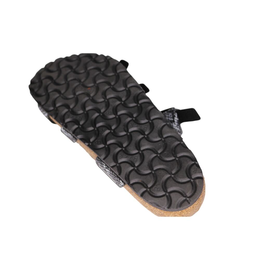 Birkenstock Franca Womens Python Birko-Flor Sandals Black Regular Fit SZ 37/6 - Picture 6 of 6
